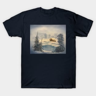 Frozen Beauty in Vignette T-Shirt